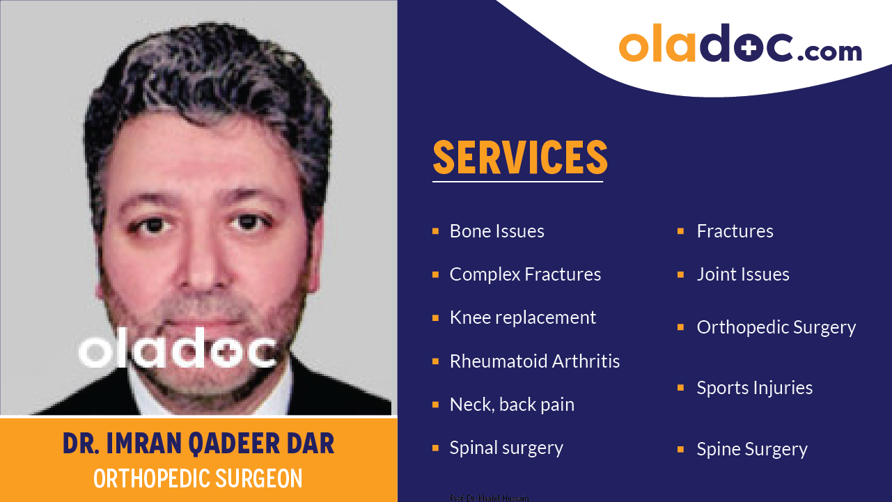 Services provided by Dr.Imran Qadeer Dar